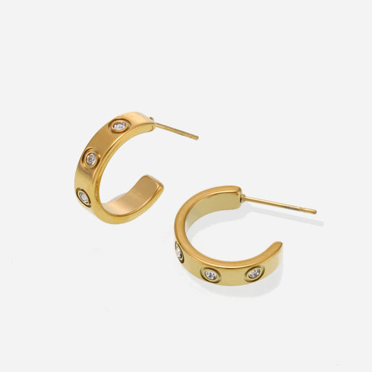 Huggie Stud Earrings