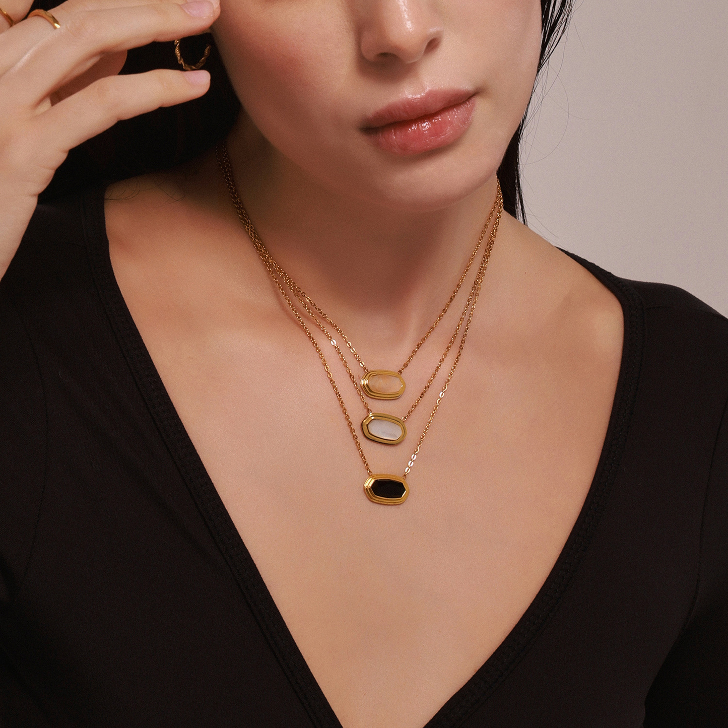Glass Pendant Necklace