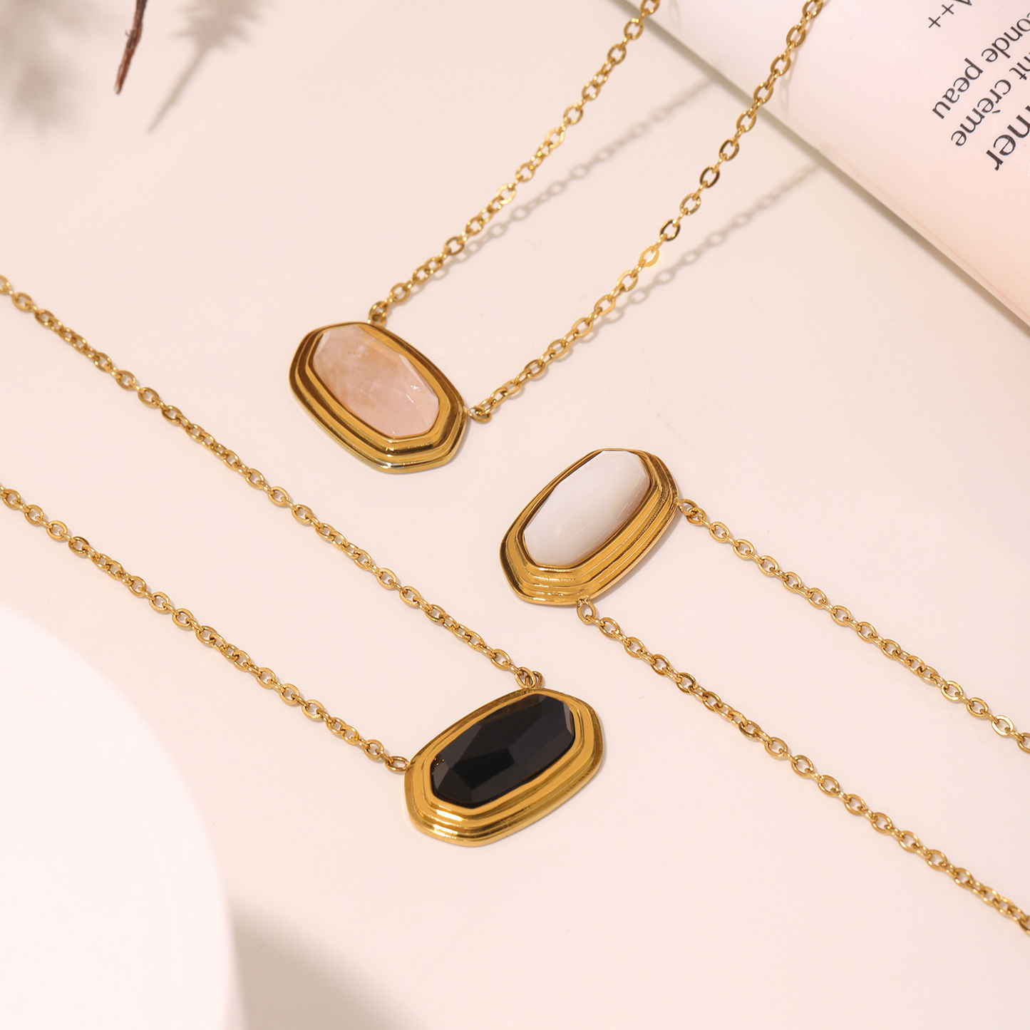 Glass Pendant Necklace