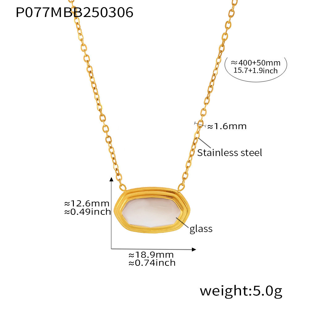 Glass Pendant Necklace