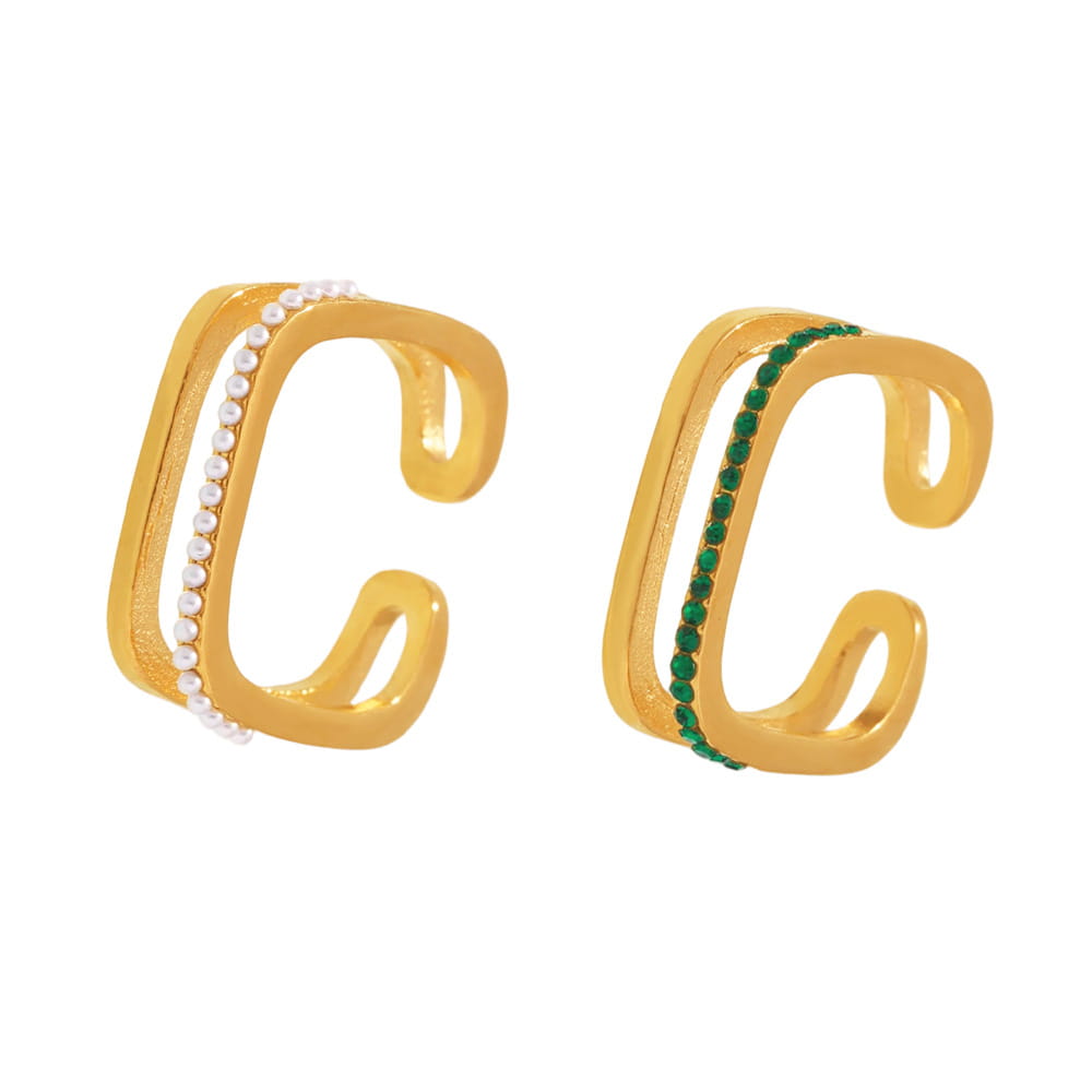 Open Cubic Zirconia Ring