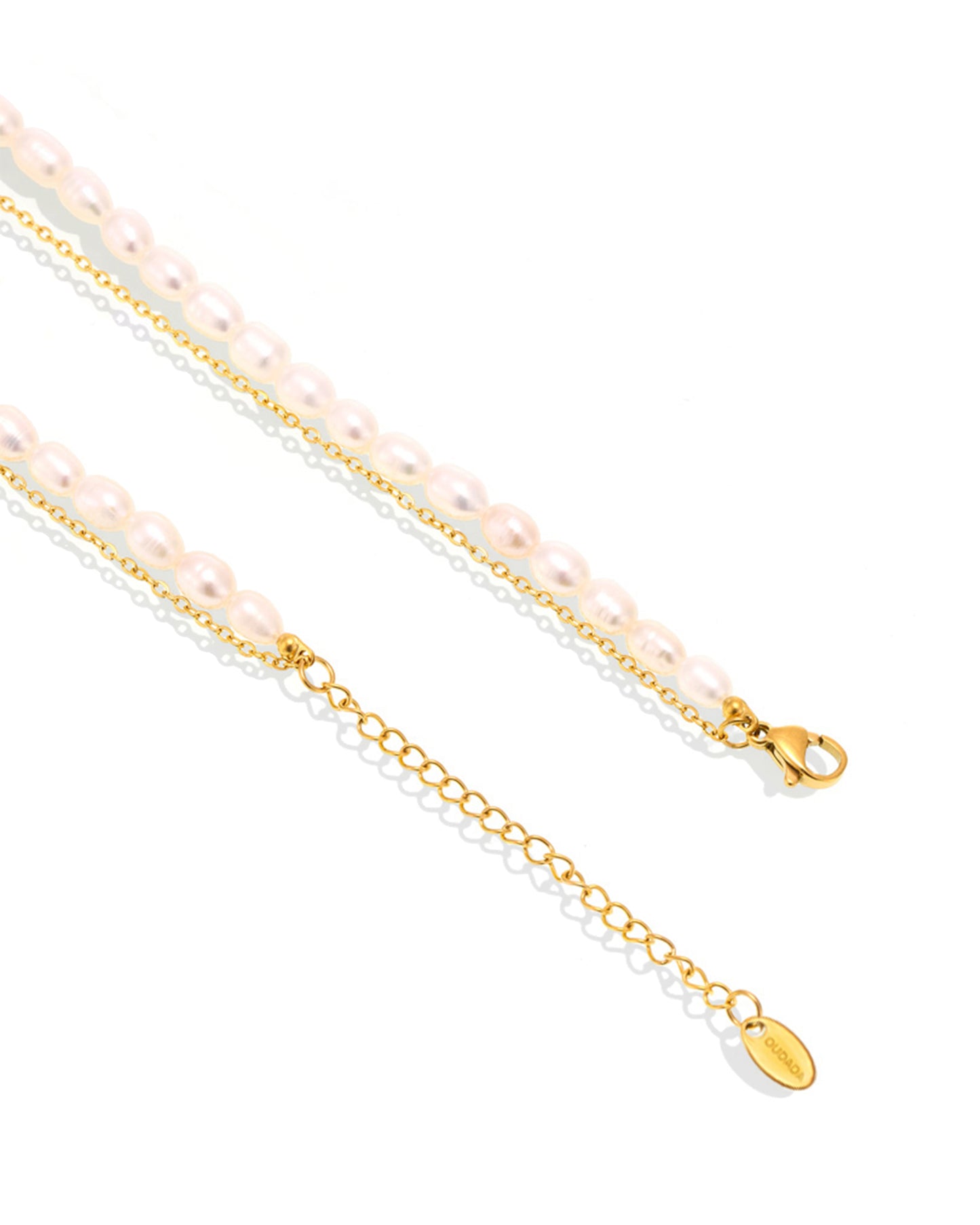 Freshwater Pearl Layered Necklace | Stainless Steel Jewelry for Mom