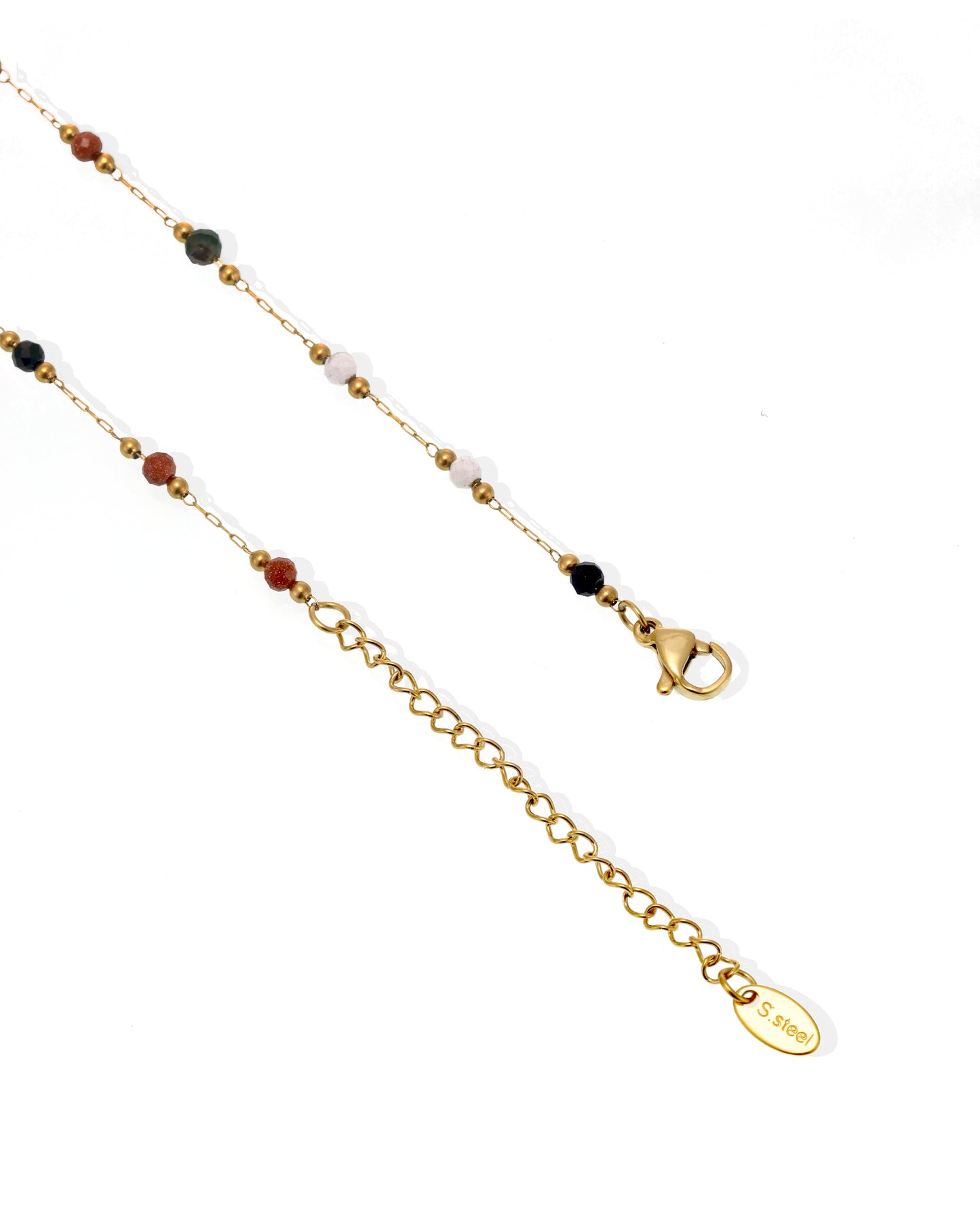 Nature Palette Beaded Bracelet – Colorful Waterproof Boho Style