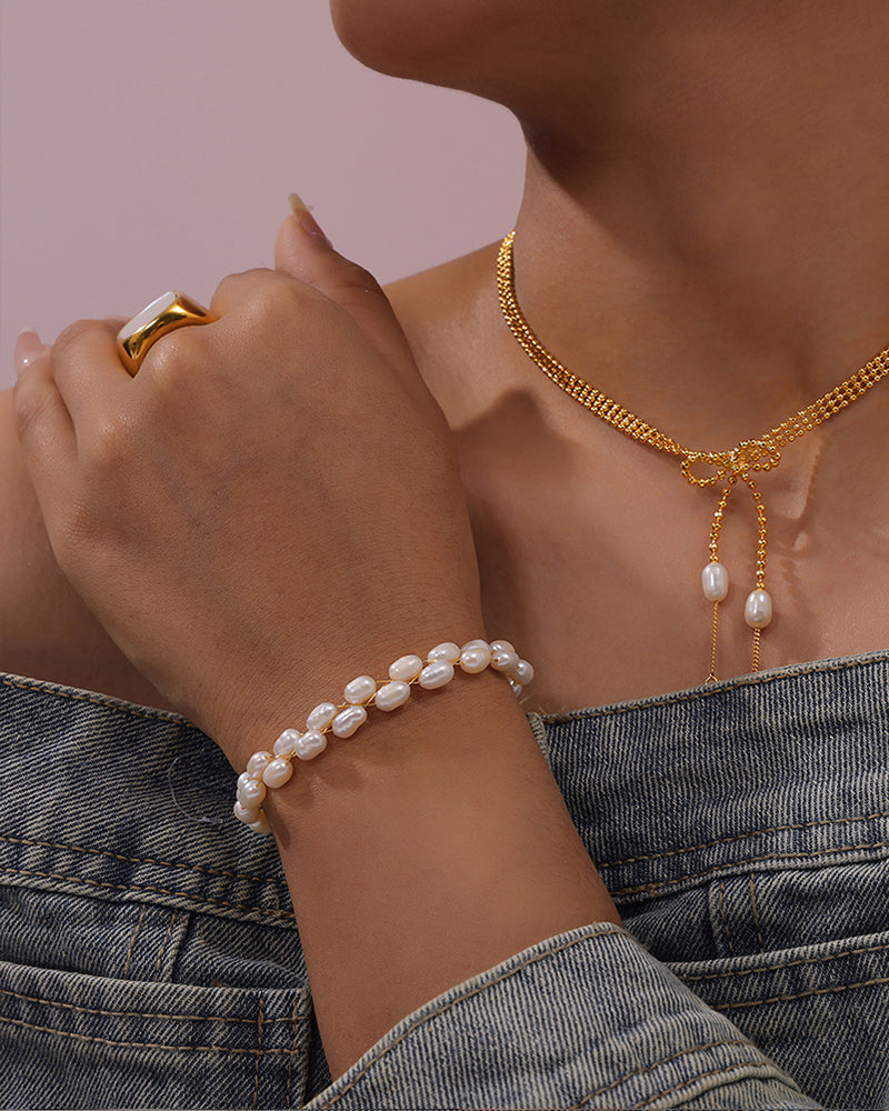 Rita Pearl Bracelet – A Timeless Touch of Freshwater Elegance