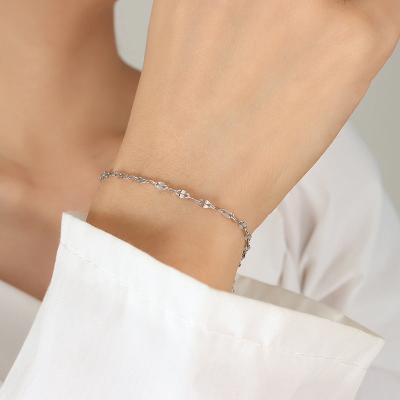 Fashion Widened Lips Sexy Bracelet Stainless Steel