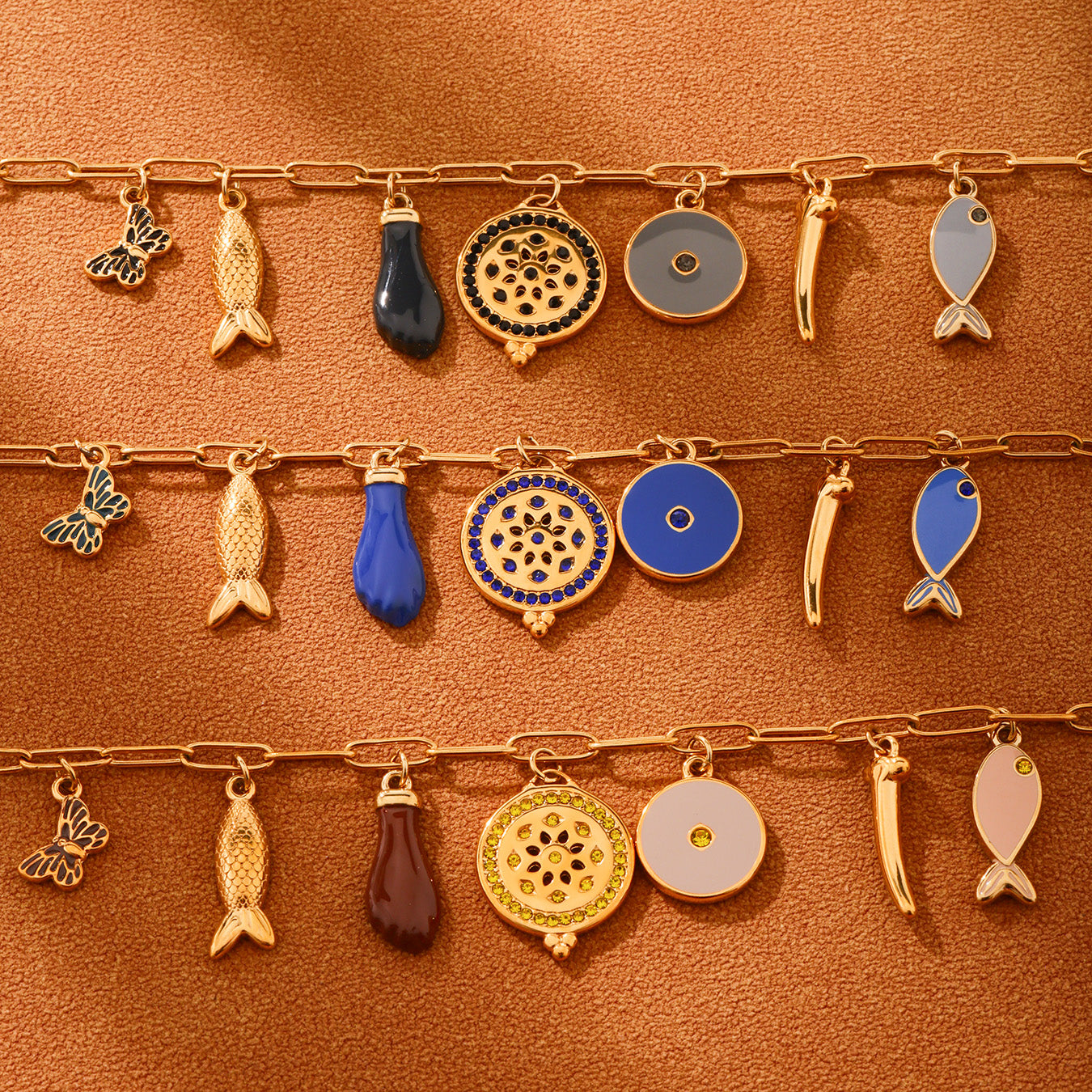 Drip Oil DIY Multi-Element Pendant Bracelets