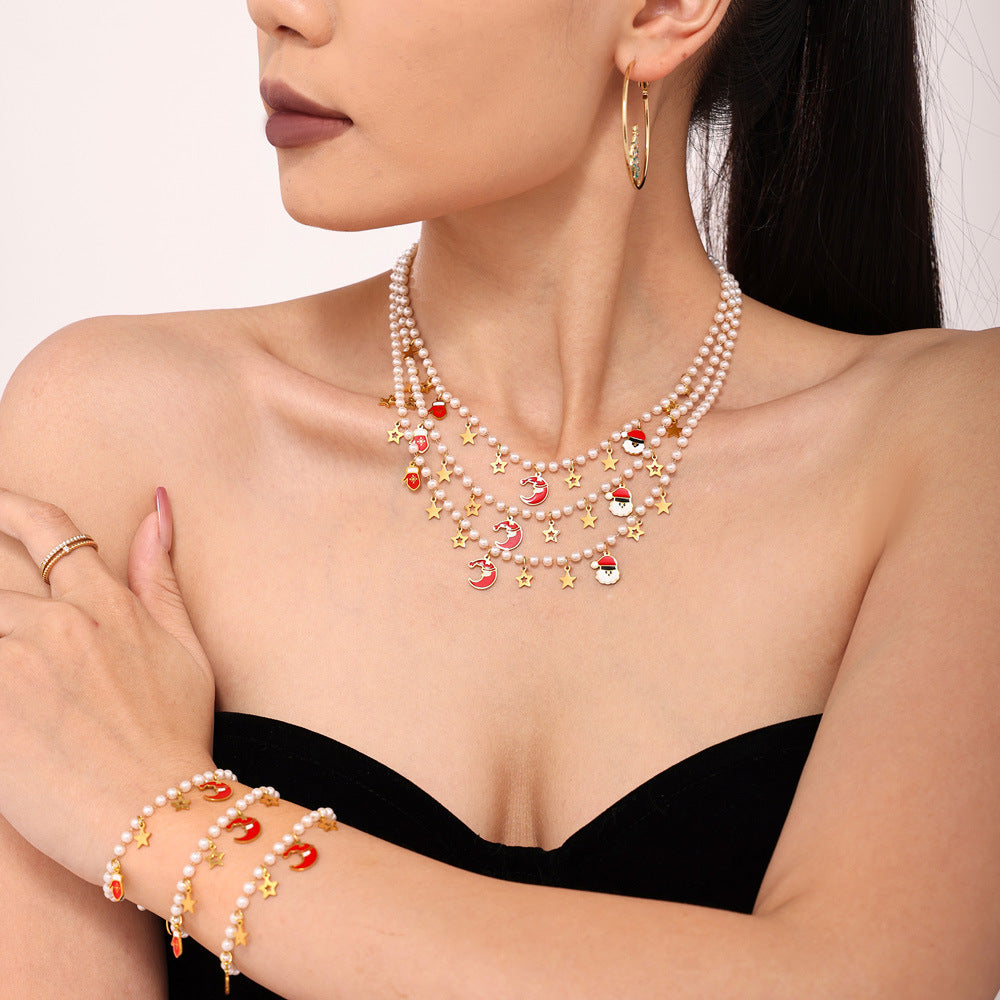 Christmas Jewelry For Gift Stainless Steel Bracelet