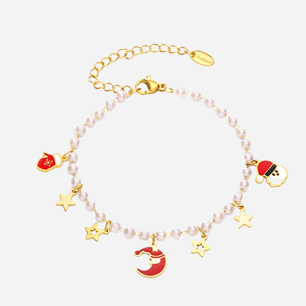 Christmas Jewelry For Gift Stainless Steel Bracelet