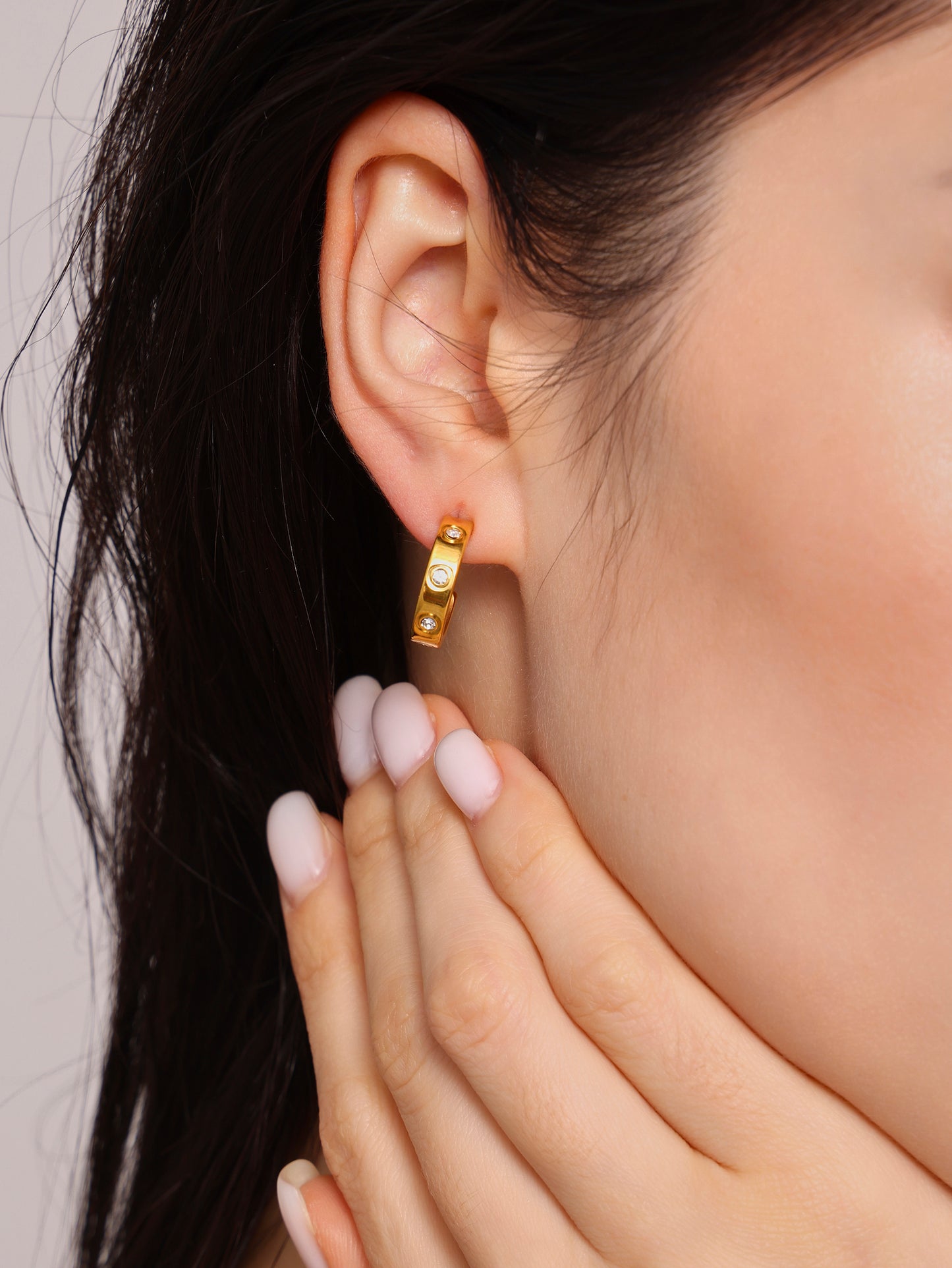 Huggie Stud Earrings