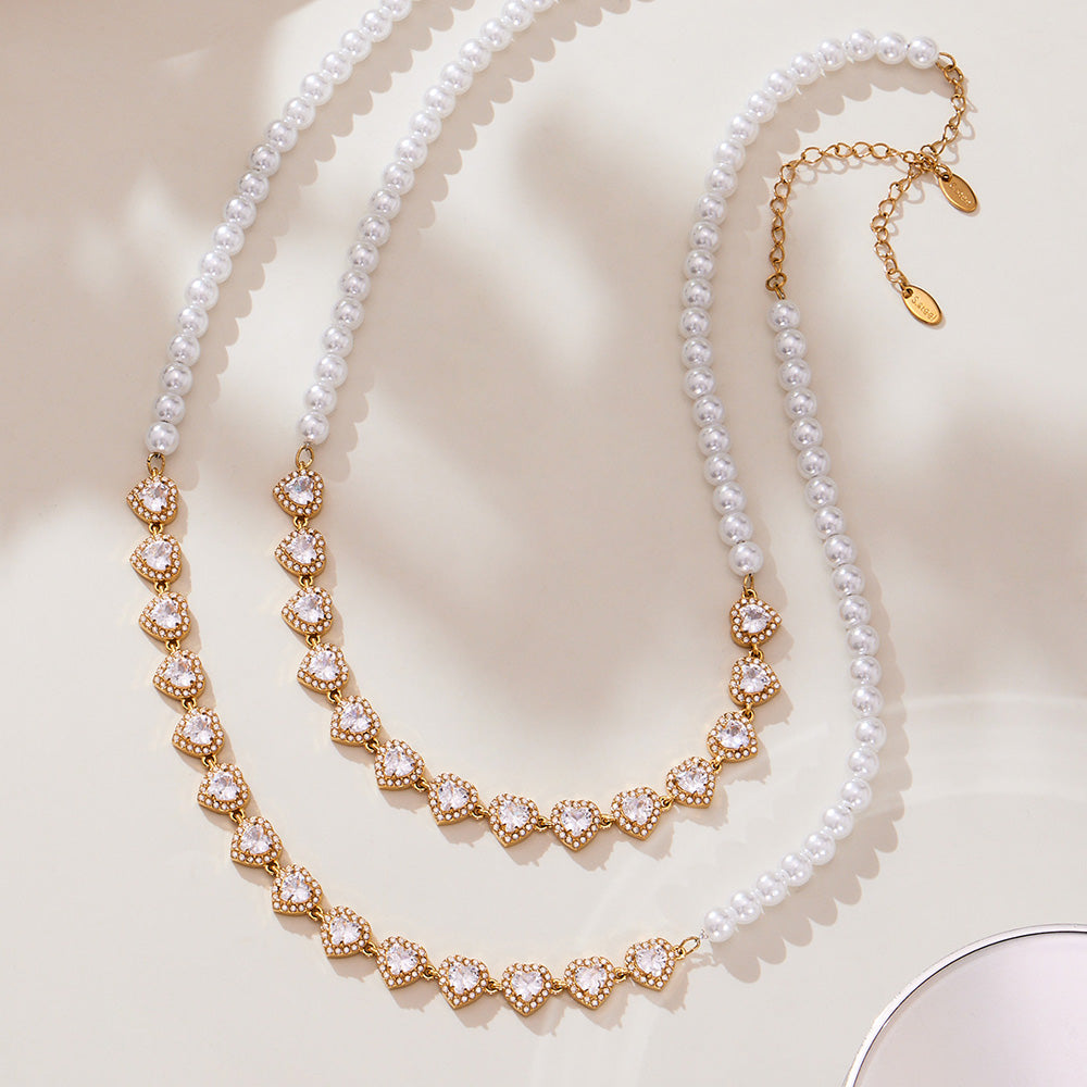 Crown of Hearts Necklace