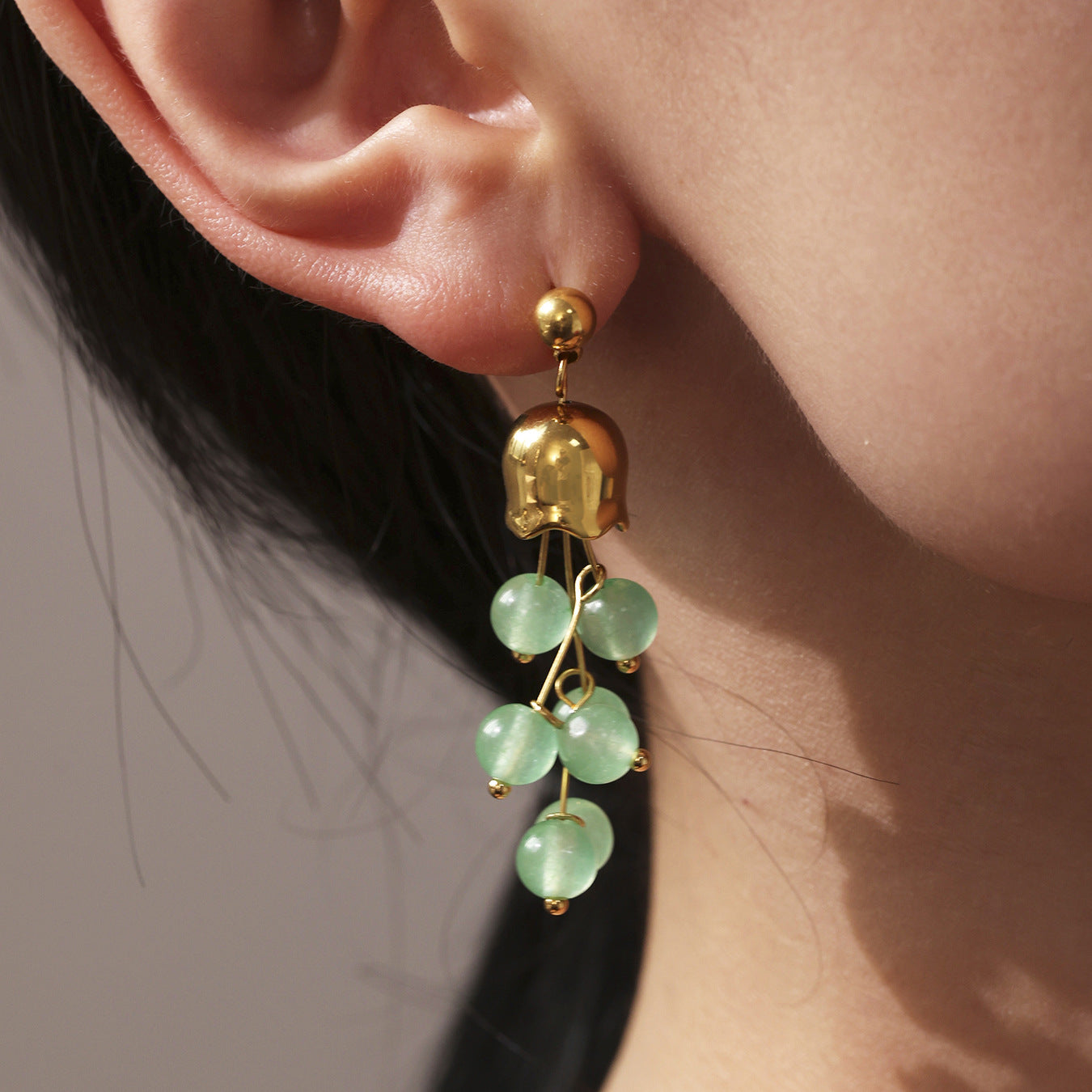 Tassel Earrings Long Style Fairy Stainless Steel Earrings