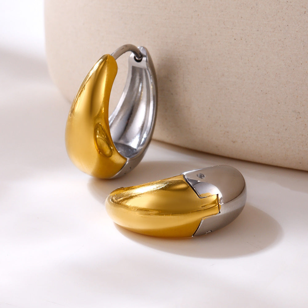 Stainless Steel Hoop Earrings