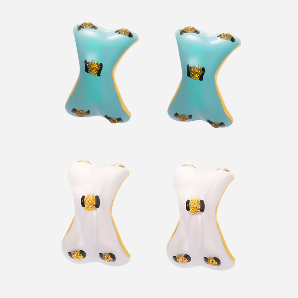 Weight Glazed Earrings