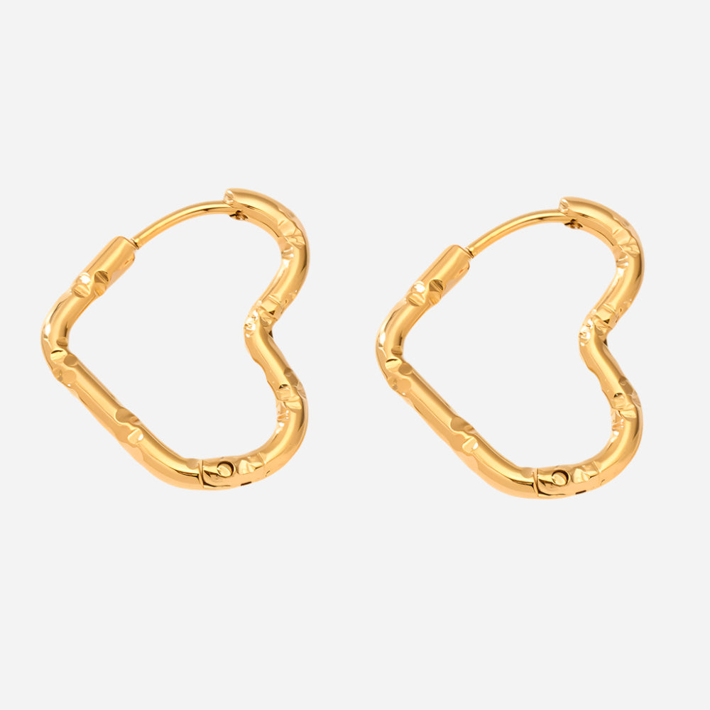 Heart Stainless Steel Earrings