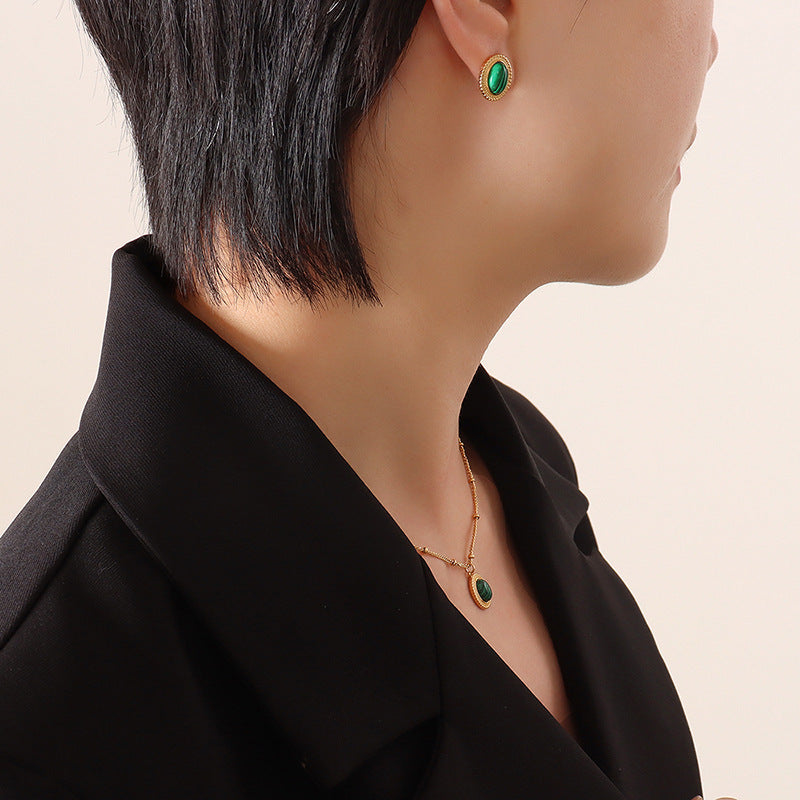 New Fashion Nature Stone Earrings