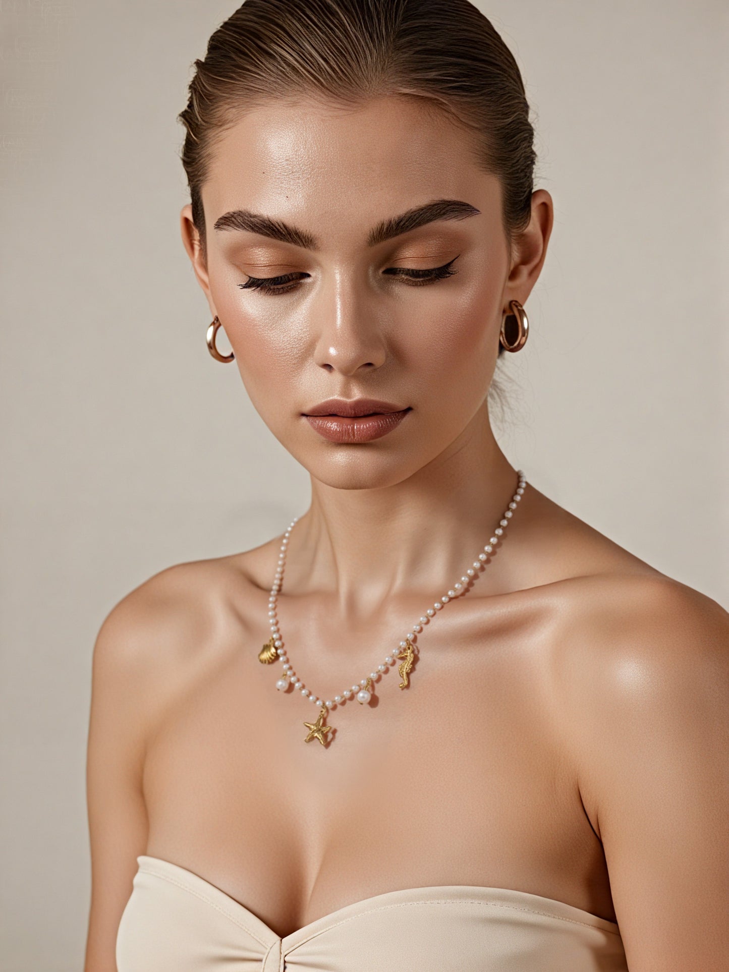 Handmade Pearl Necklace