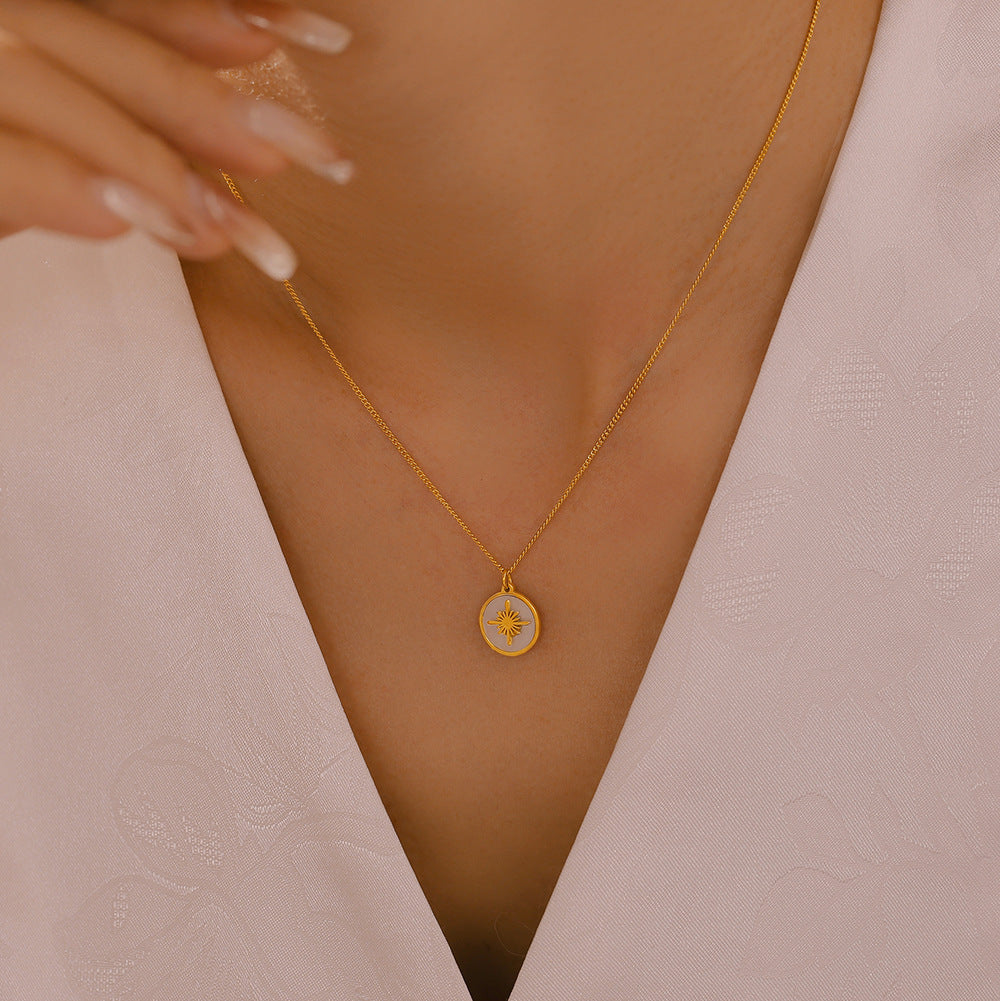 Retro Starry Shell Luxury Necklace