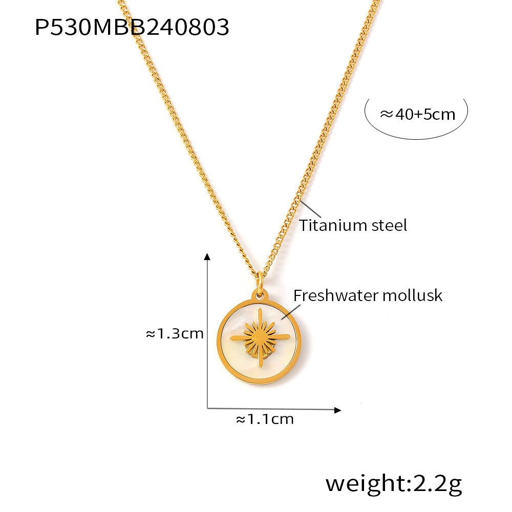 Retro Starry Shell Luxury Necklace