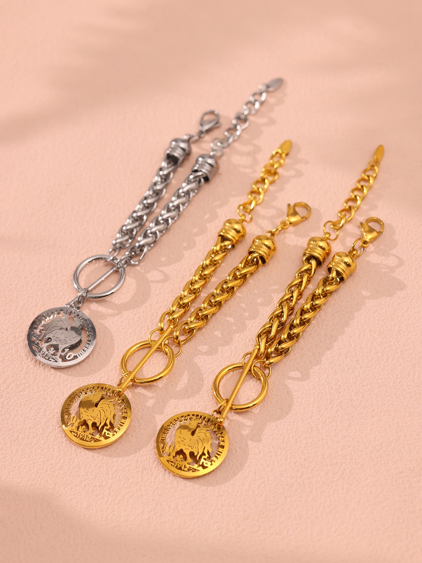 Hype Street 18K Gold Titanium Steel Bracelet