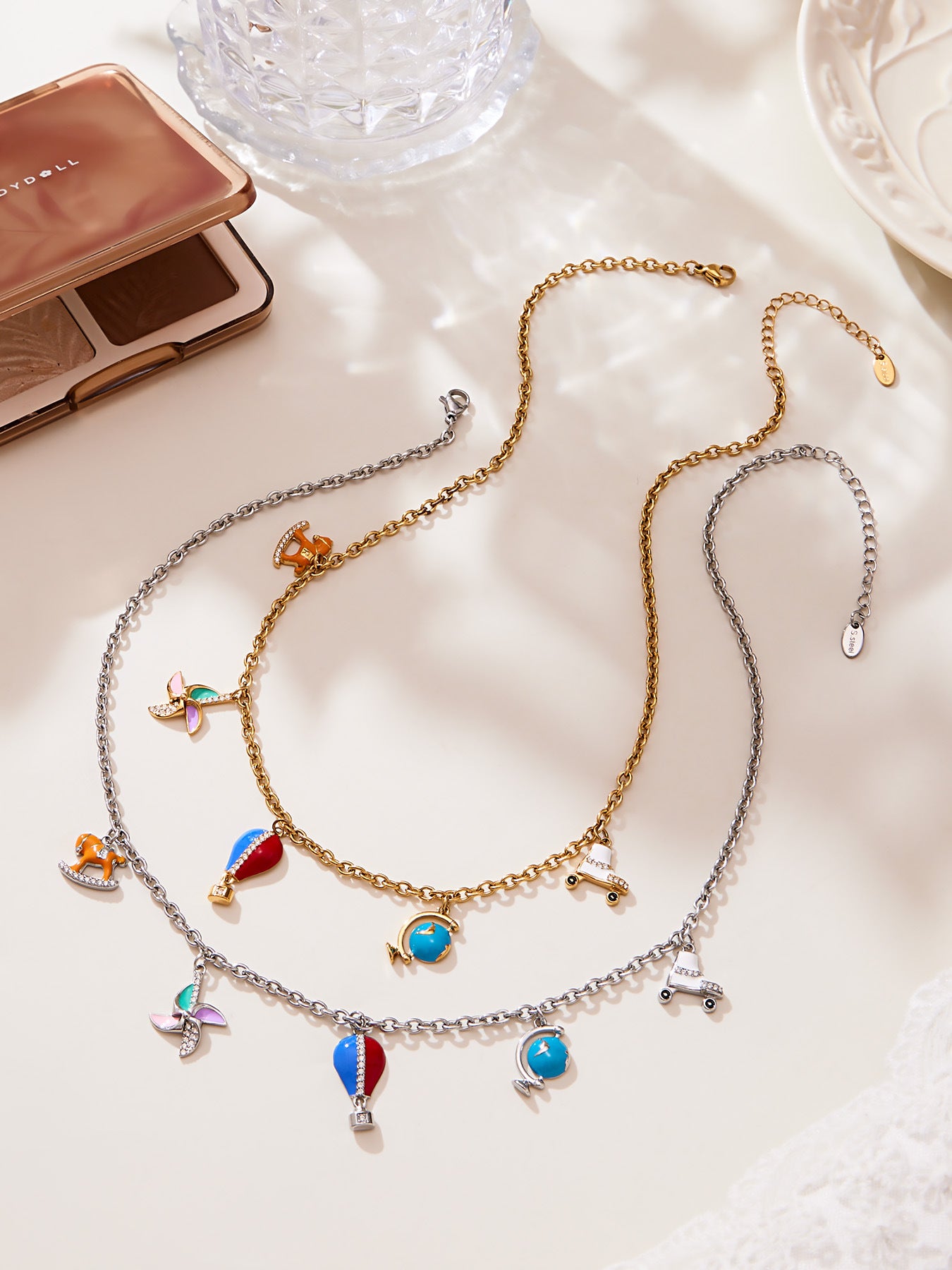 Dopamine Hot Balloon Necklace DIY Your Own Color Feast