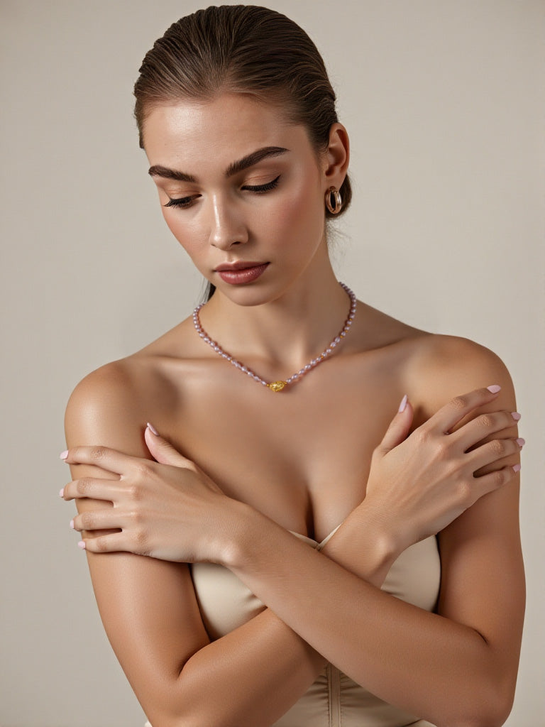 Vintage-Inspired Freshwater Pearl Choker | Romantic Princess Style Necklace