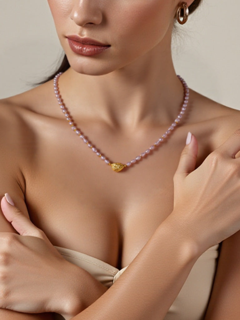 Vintage-Inspired Freshwater Pearl Choker | Romantic Princess Style Necklace