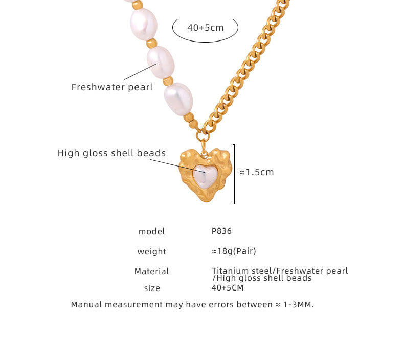 Product Specifications for Luxe Radiance Gold Heart Pendant Necklace P836