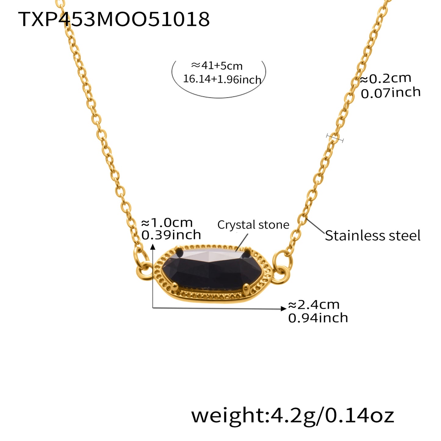 For The Unique Her Natural Crystal ClawSet Necklace