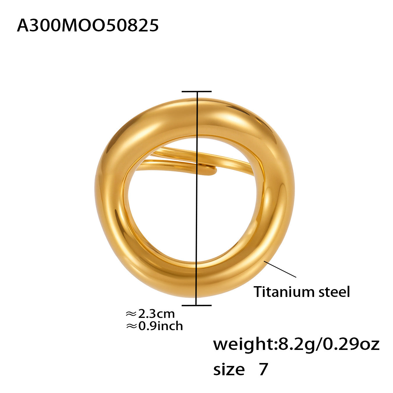 Popular Stainless Steel Polished Rings Adjustable