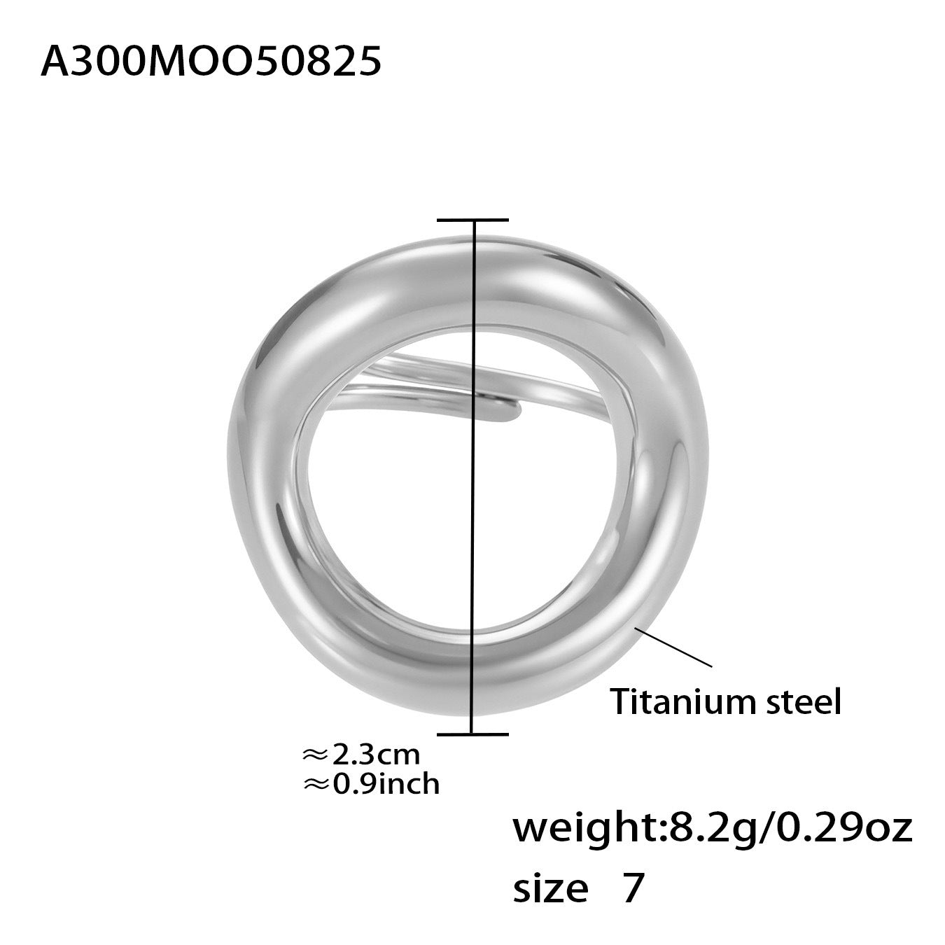 Popular Stainless Steel Polished Rings Adjustable