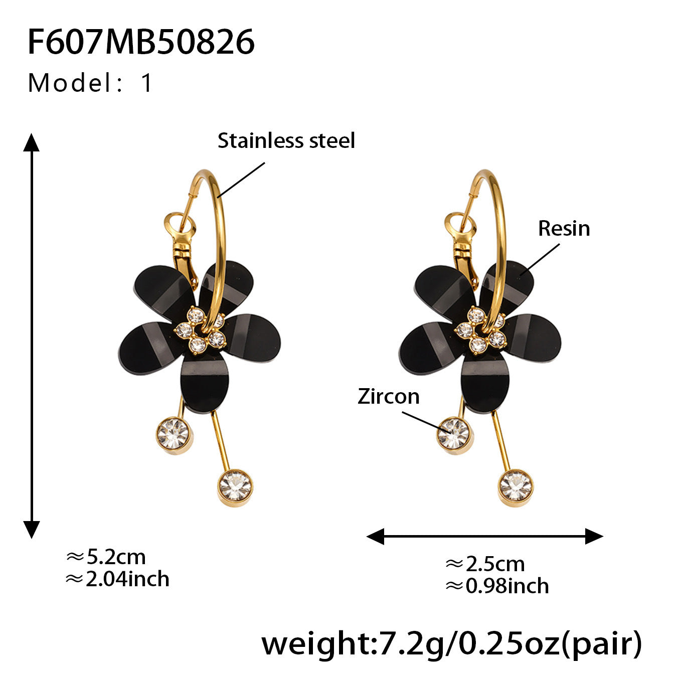 Elegant Camellia with Diamond Tassel Earrings