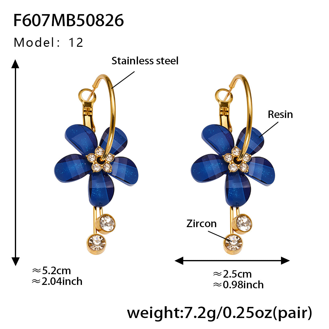 Elegant Camellia with Diamond Tassel Earrings