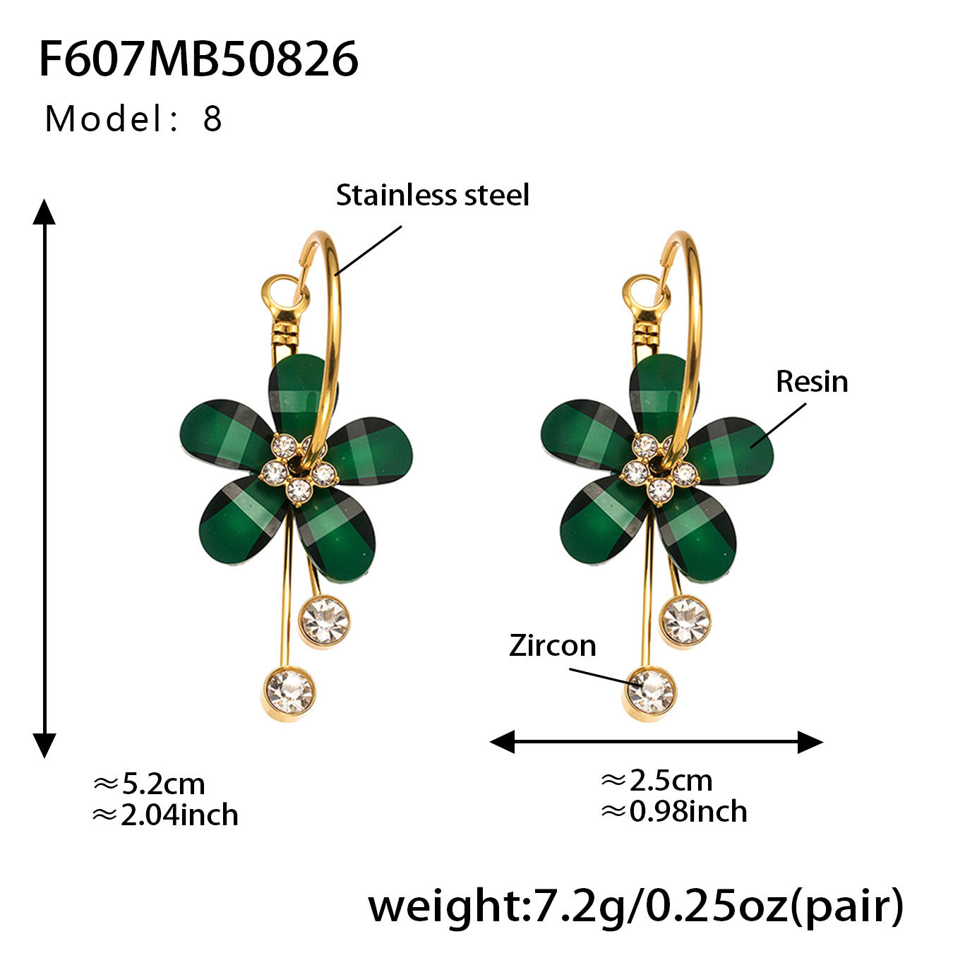 Elegant Camellia with Diamond Tassel Earrings