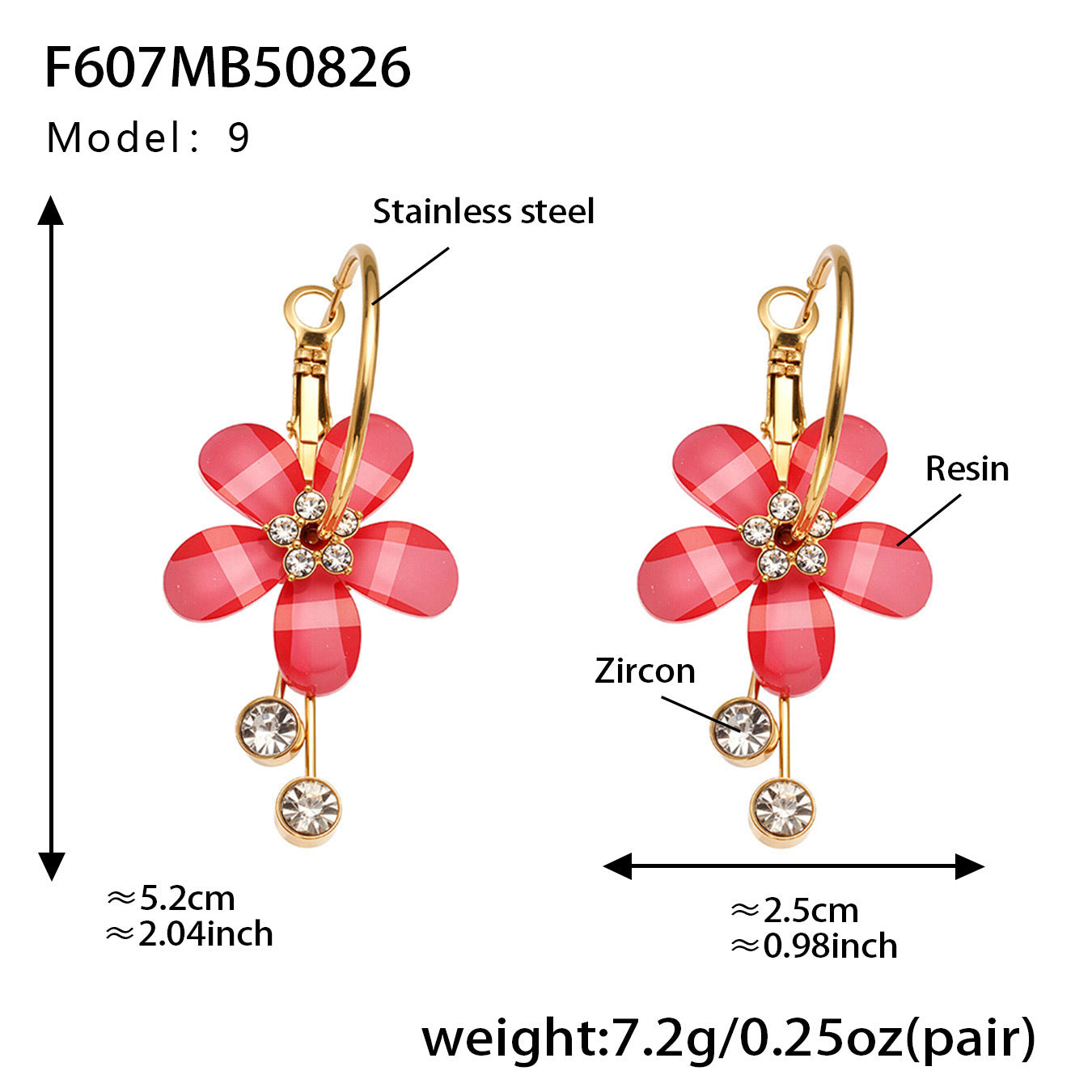Elegant Camellia with Diamond Tassel Earrings