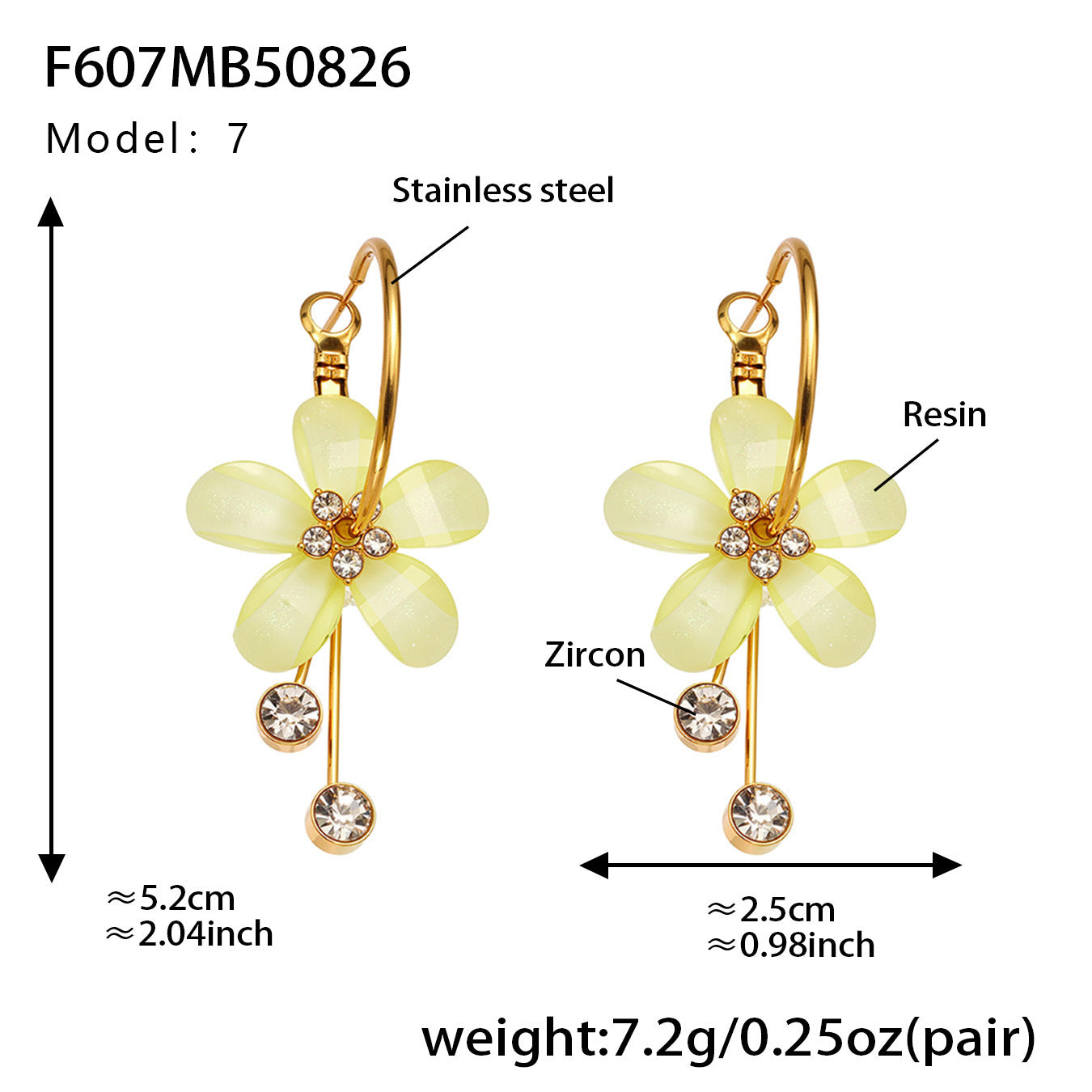 Elegant Camellia with Diamond Tassel Earrings