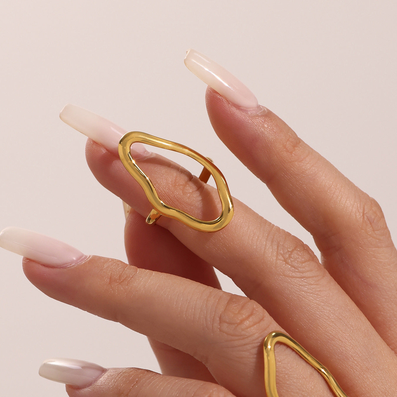 Irregular Line Rings