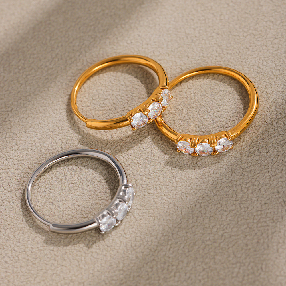 5A Zircon Fine Adjustable Rings