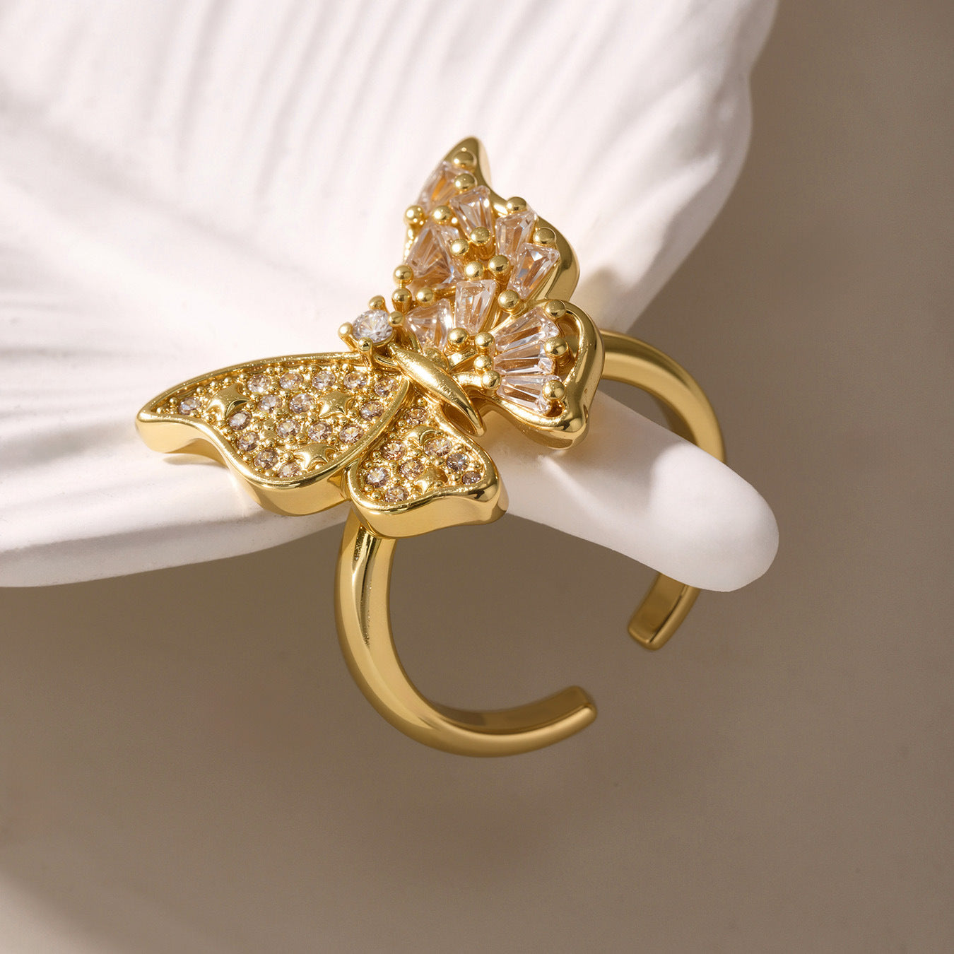 Butterfly Copper Rings