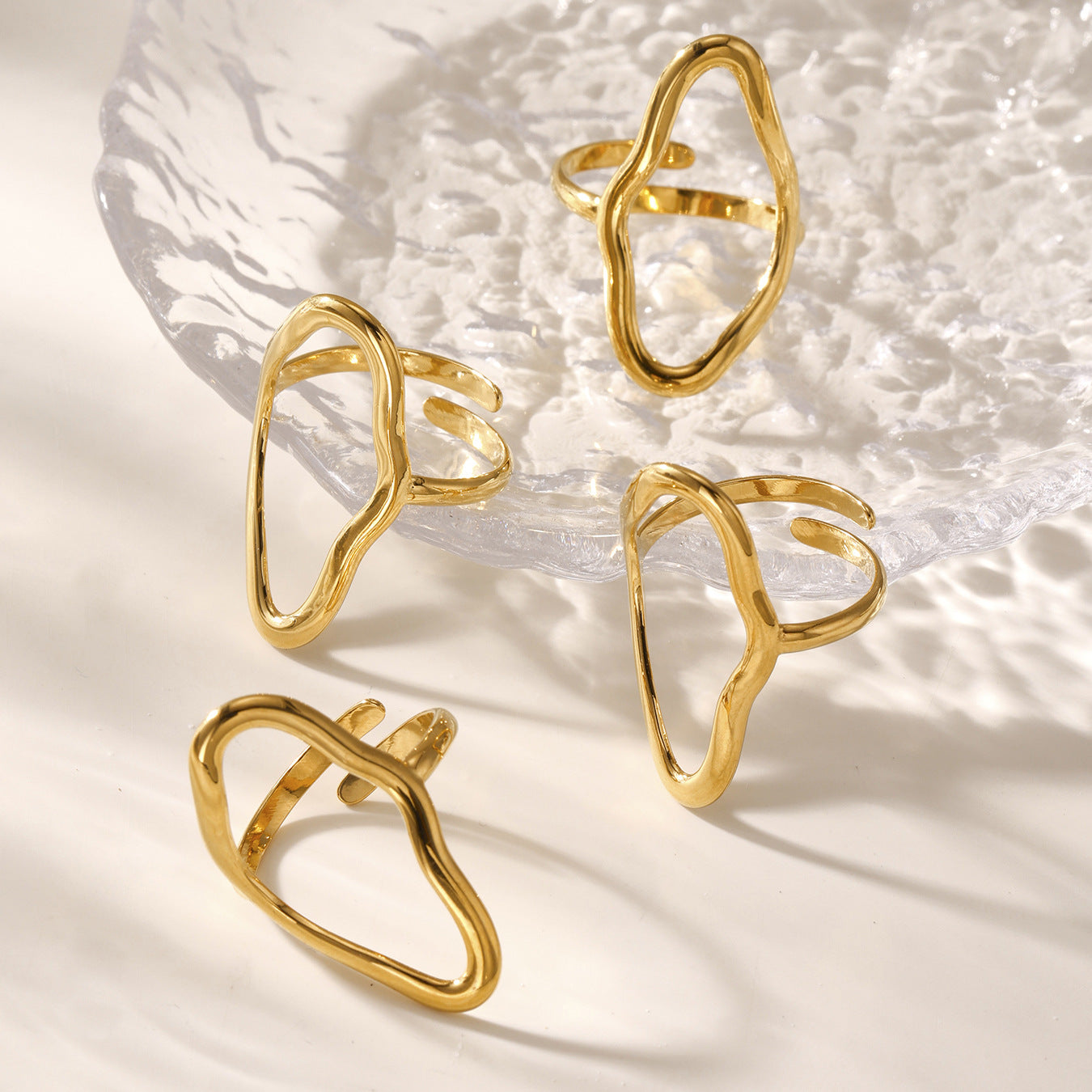 Irregular Line Rings