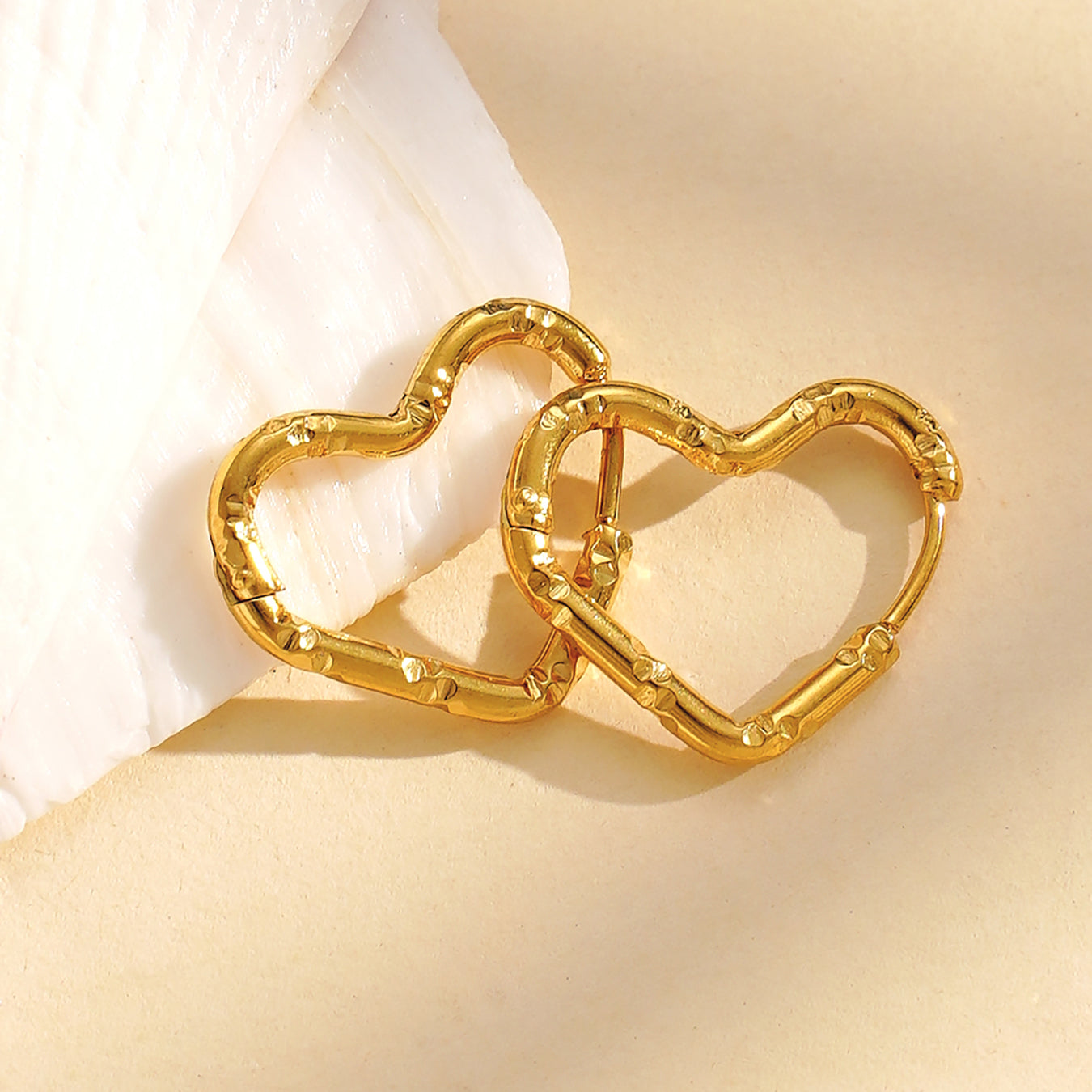 Heart Stainless Steel Earrings