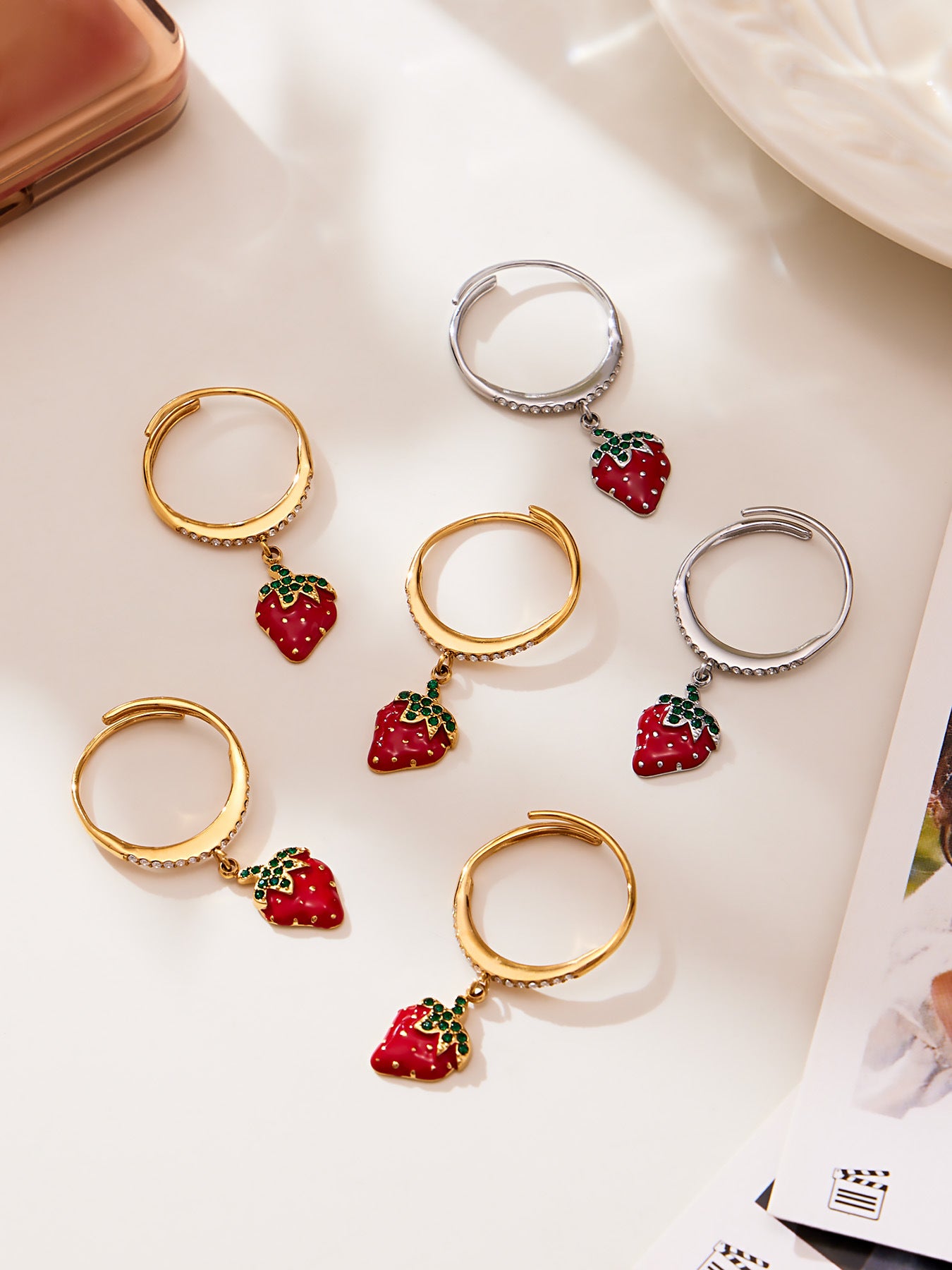 Y2K Millennium Sweet Fruit Ring