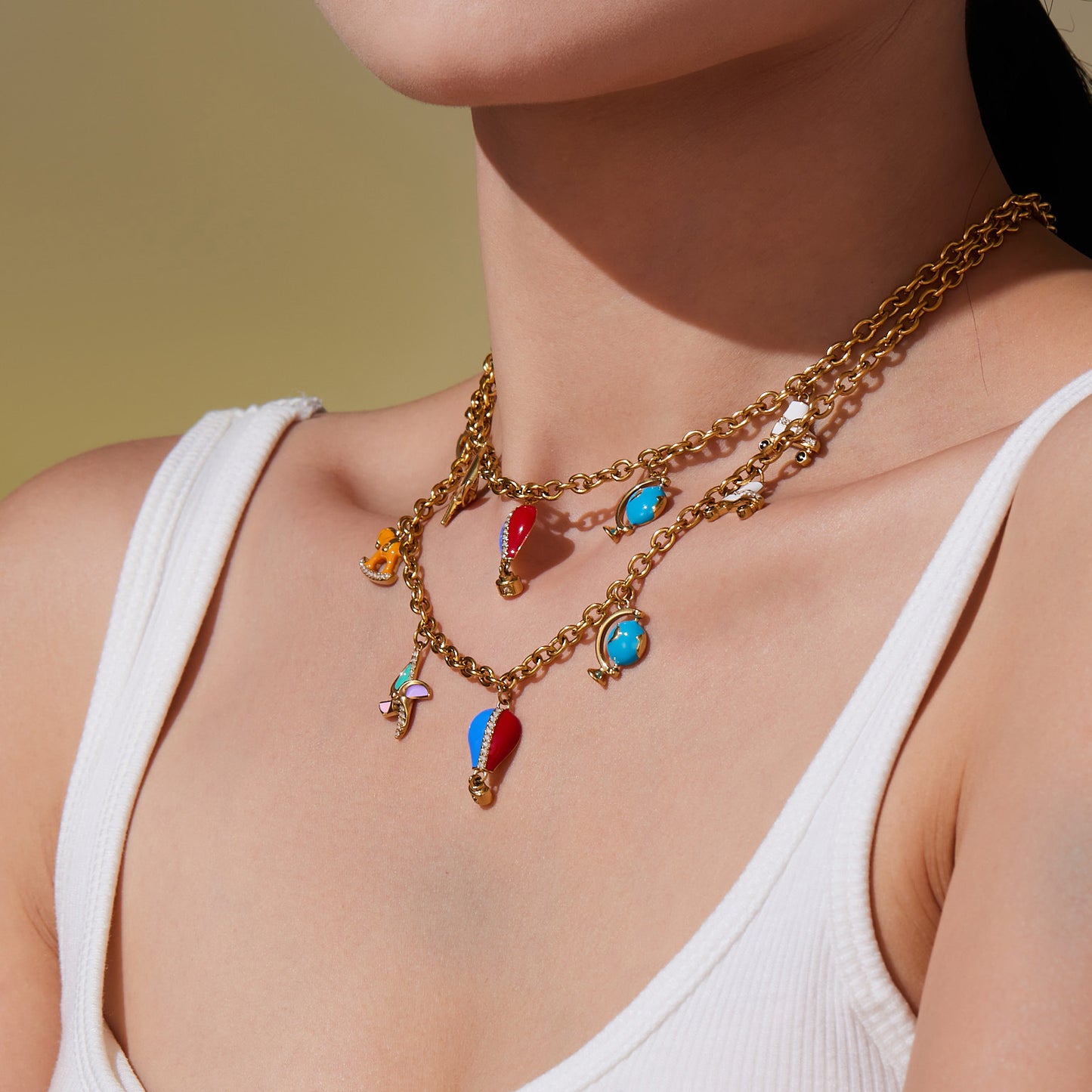 Your Story Is Written By You DIY Oil Drop Zircon Necklace