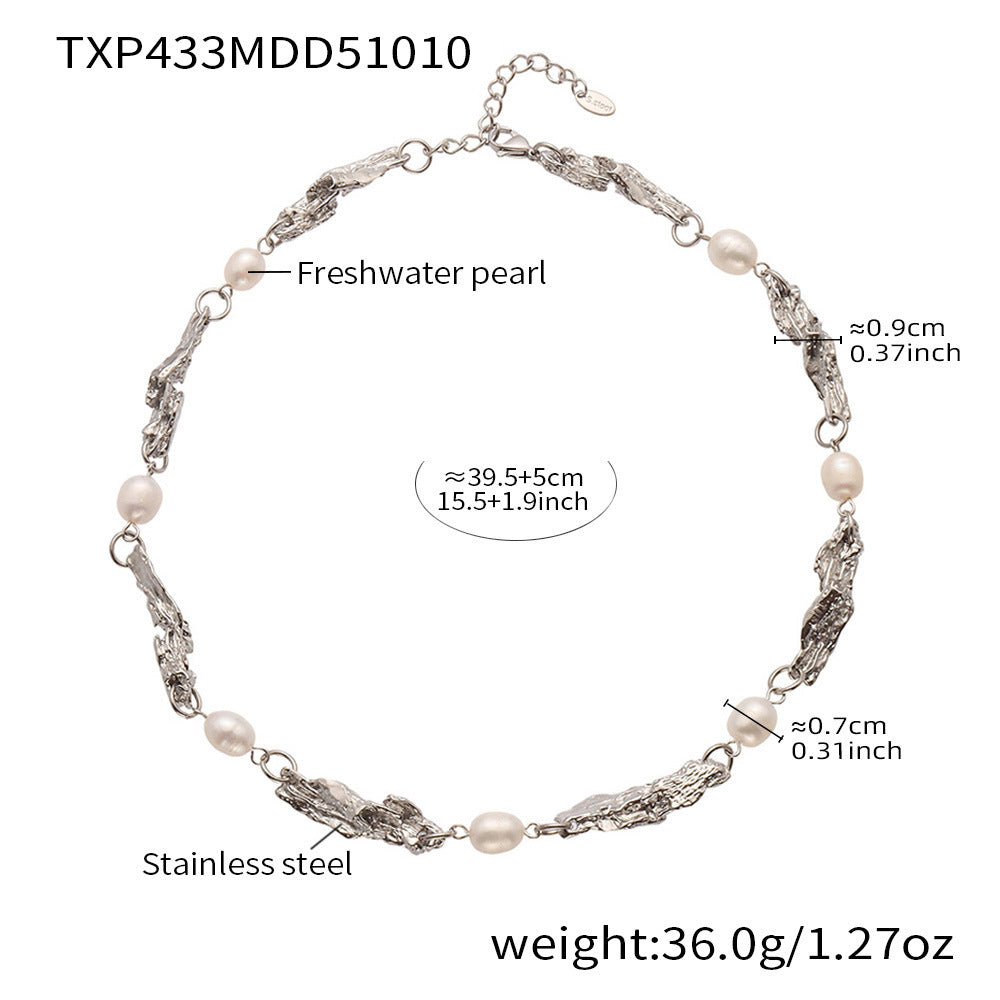 Declaration of Independence Heavy Shaped Pearl Necklace