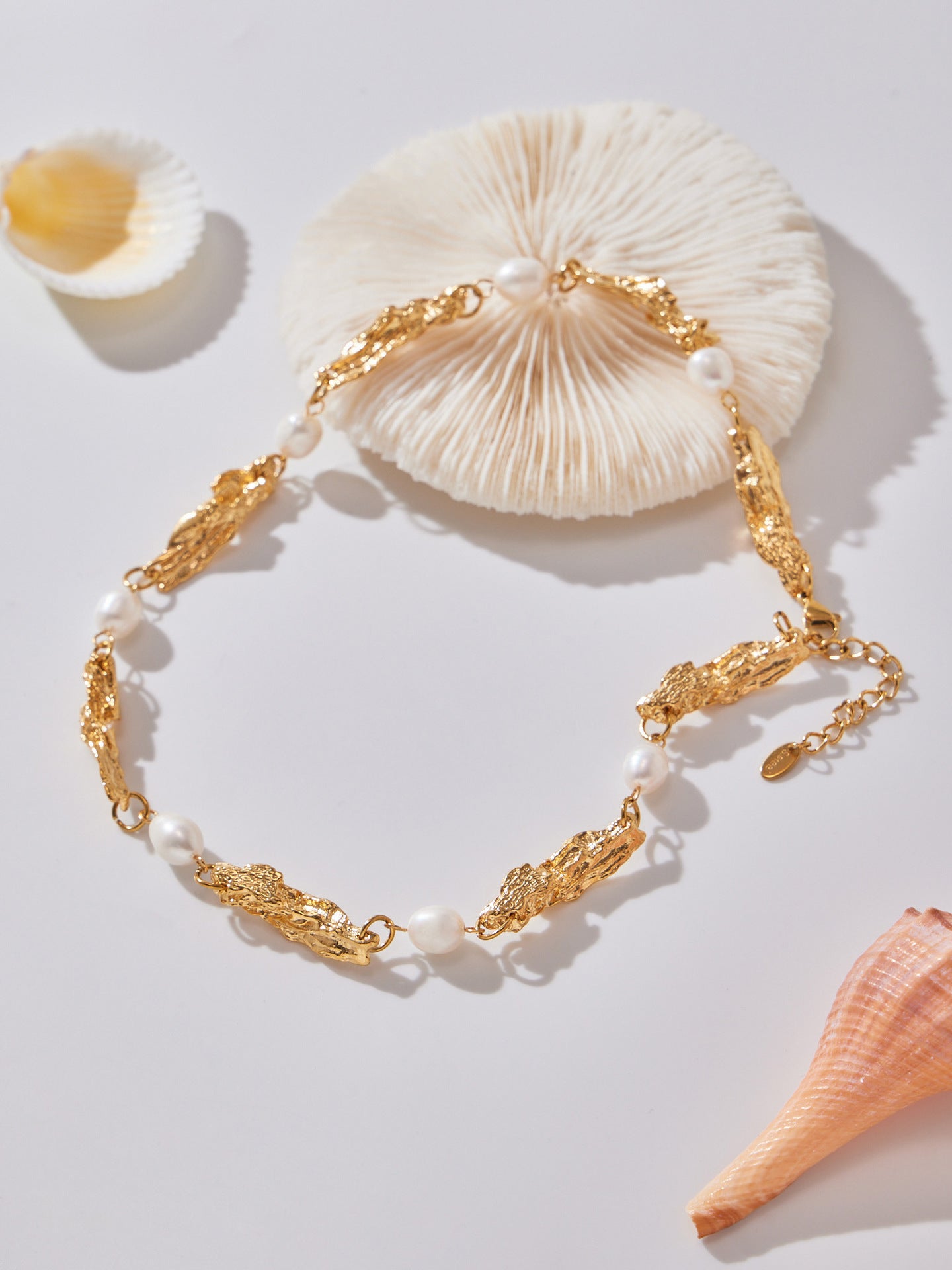 Declaration of Independence Heavy Shaped Pearl Necklace