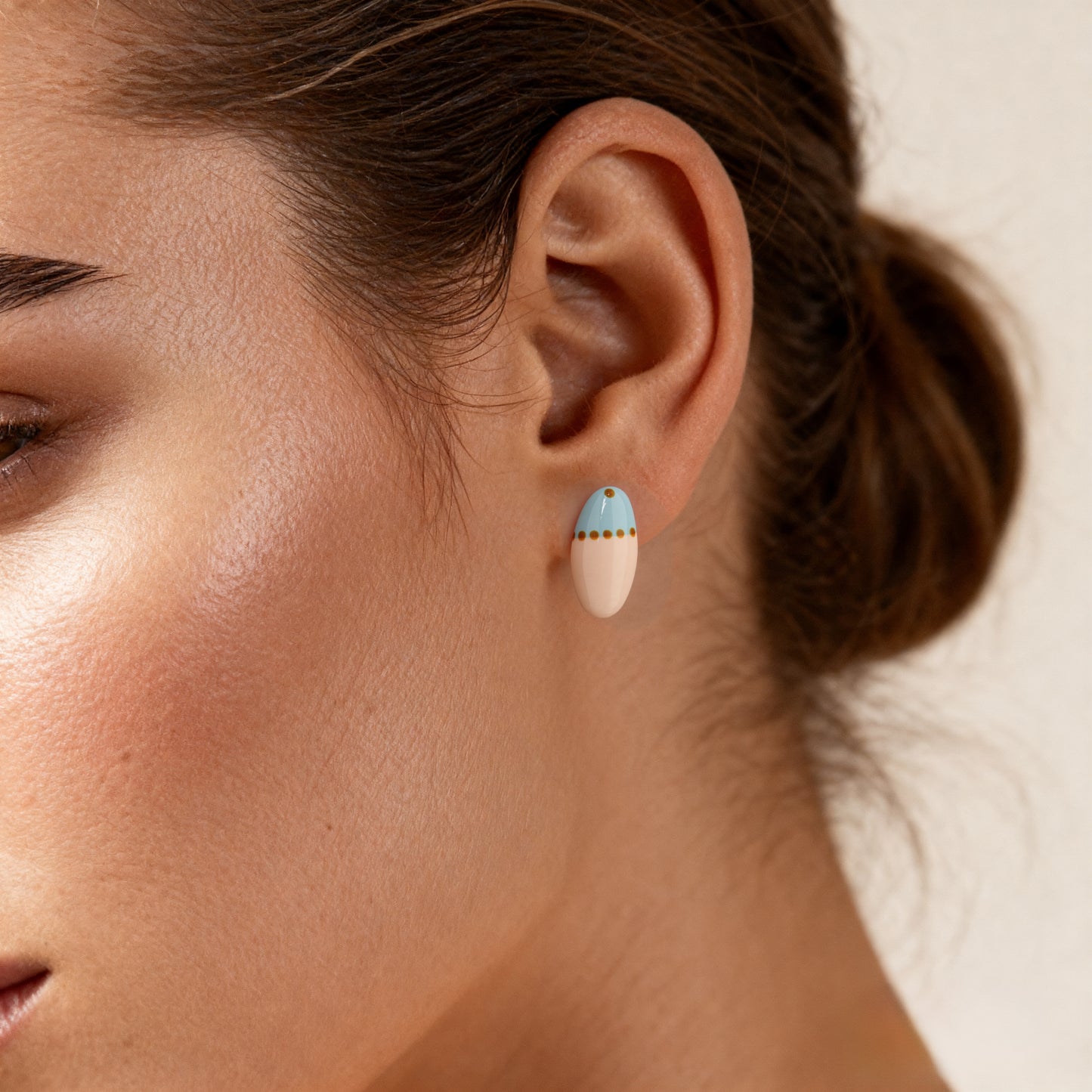 Weight Glazed Dopamine Earrings