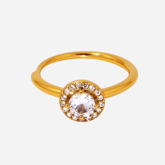Lunar Arc Adjustable Open Ring