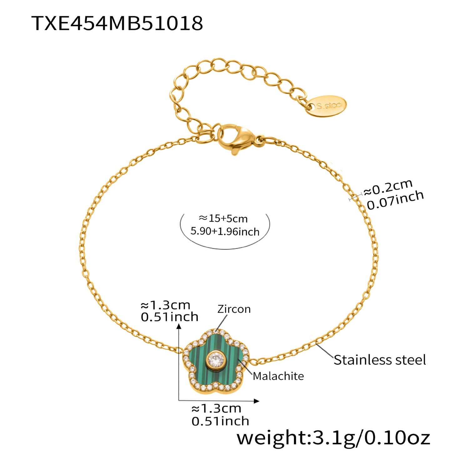 Guardian Gemstone Bracelet | Waterproof Stainless Steel Jewelry