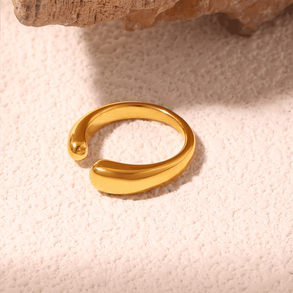 Modern Open Arc Ring