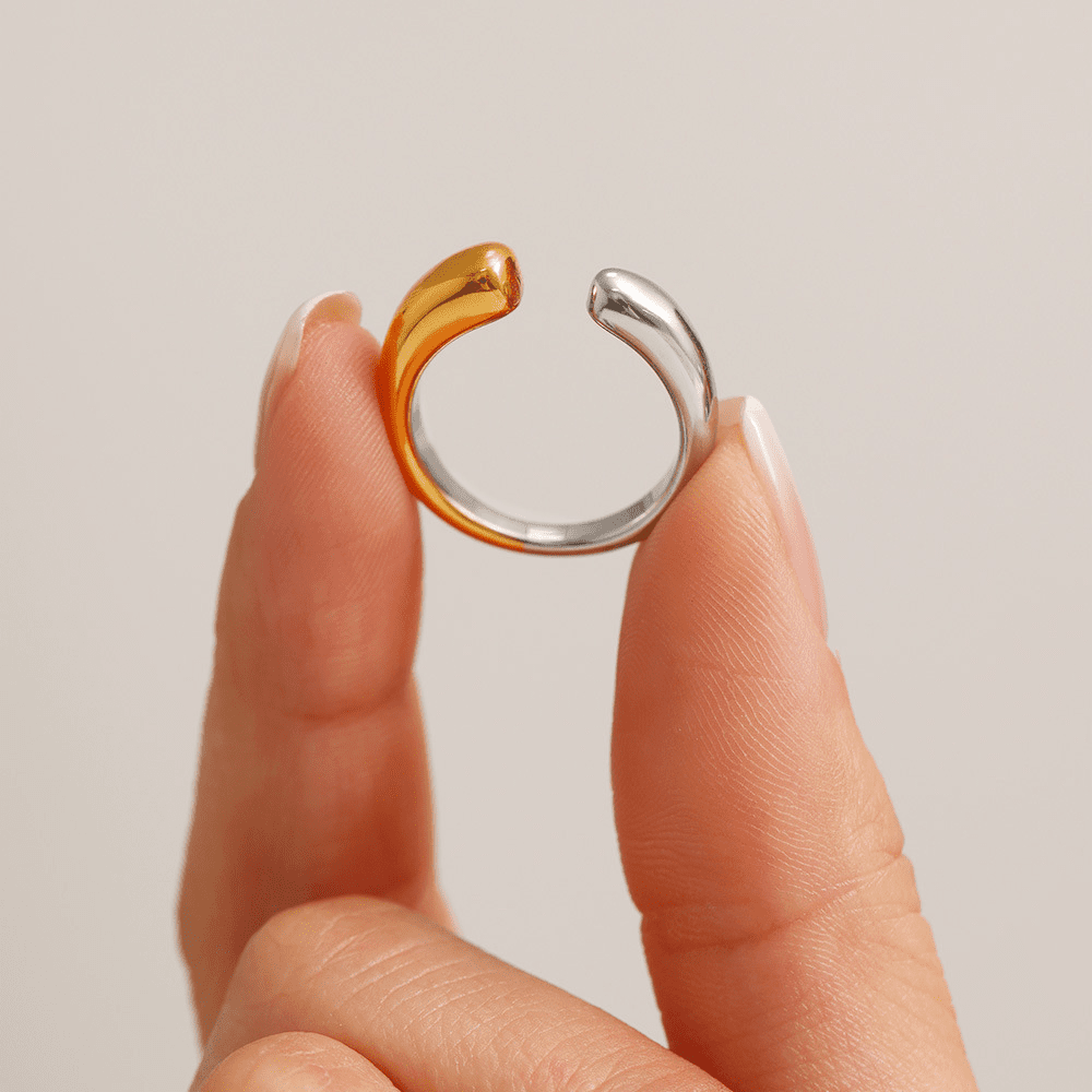 Modern Open Arc Ring