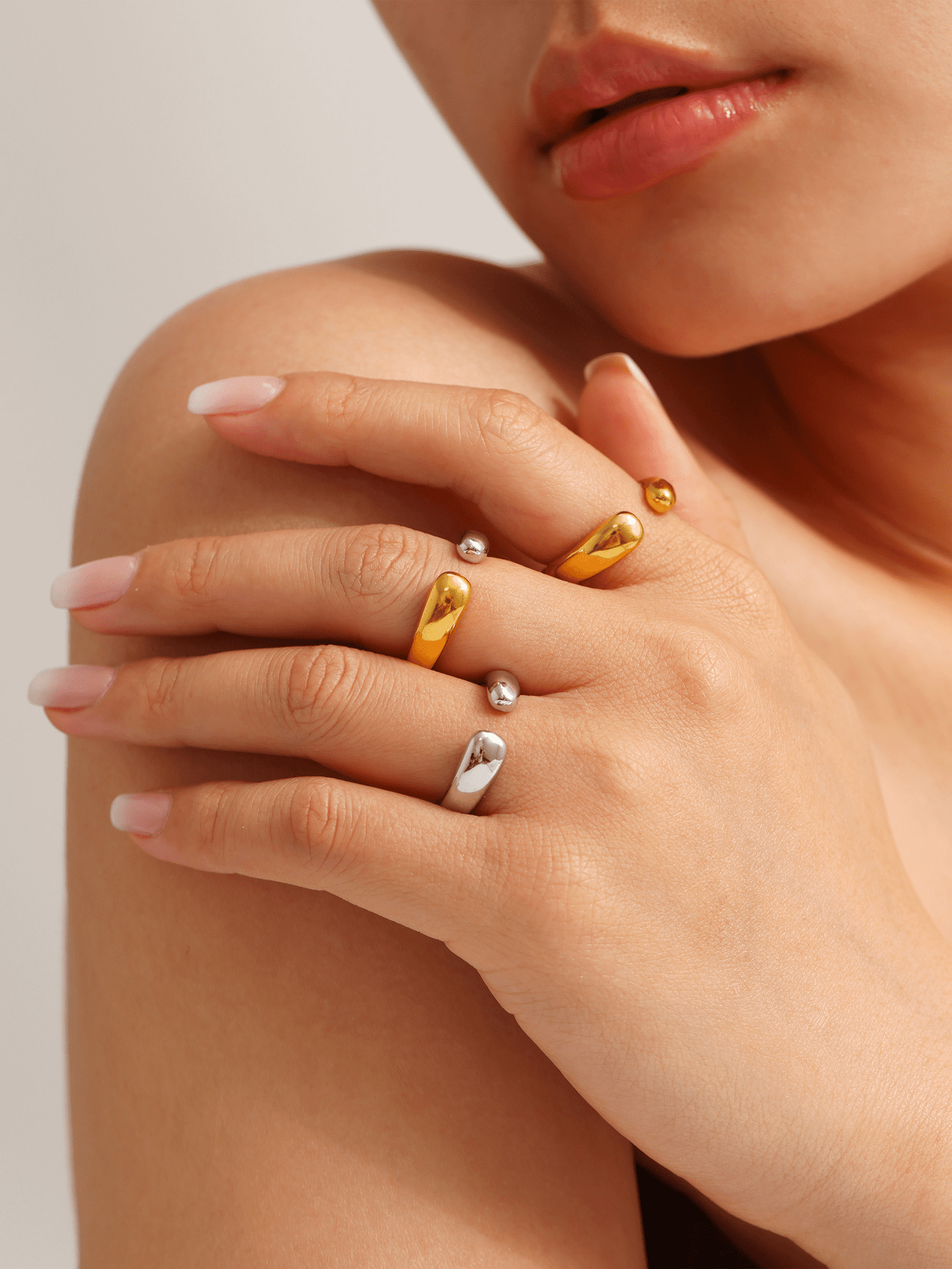 Modern Open Arc Ring